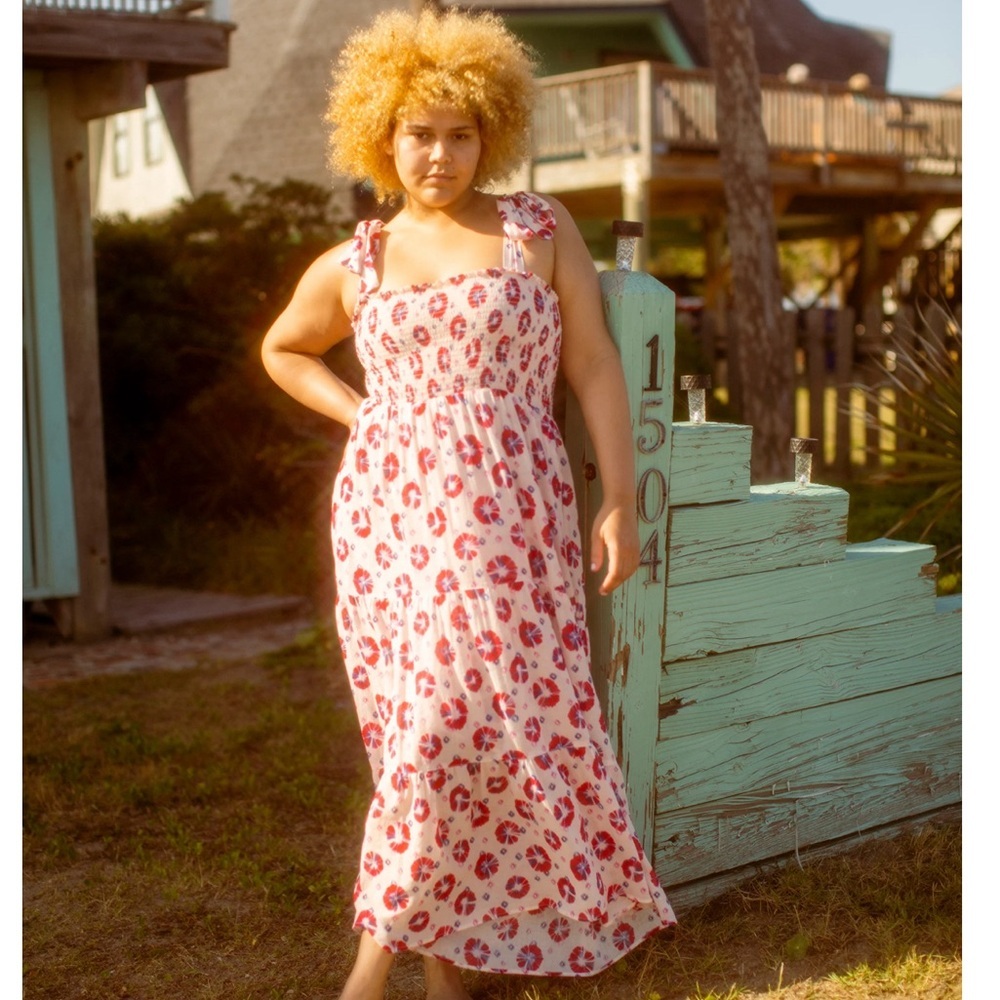 Xirena x Hampden‎ Tie Dye Cotton Maxi Dress